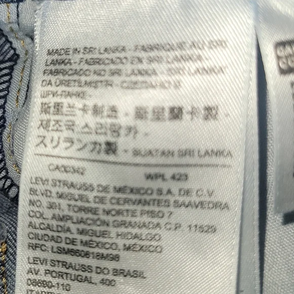 Levis Jeans Womens Size 26 Blue 721 High Rise Skinny Medium Wash Stretch Casual - Picture 10 of 11